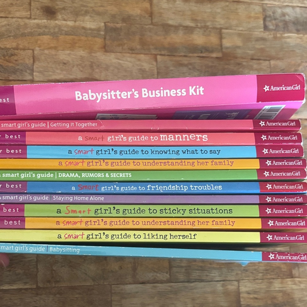 12 American girl doll books - Smart Girls Guide collection